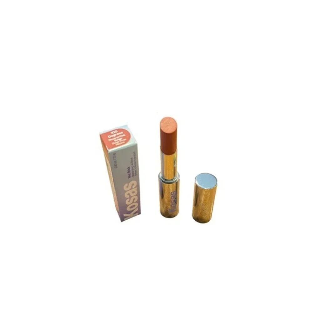 Kosas Wet Stick Moisturizing Lip Shine 100 Degrees Neutral Pink Beige READ
